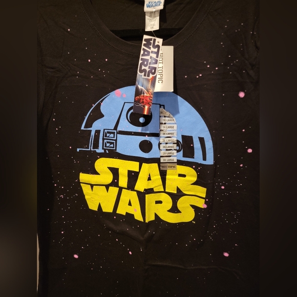 HOT TOPIC Star Wars R2D2 Graphic Tee Size 3x - Picture 4 of 9